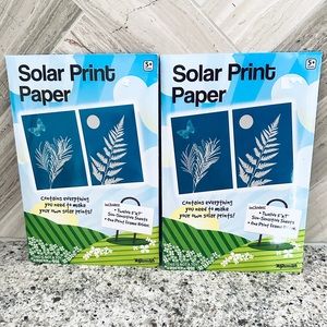 TWO (2) Solar Print Kits NIB Toysmith Science Craft Art NEW